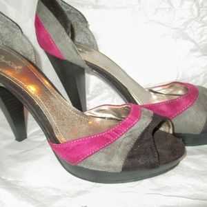Fashion Statement Suede Heels